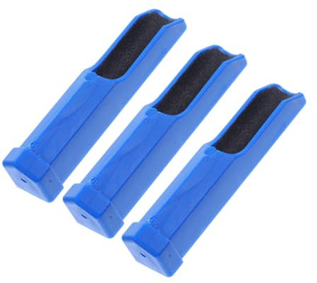 BESPORTBLE 3pcs Pool Cue Repairer Plastic Trimmer Cue Tip Burnisher Billiard Shaping Tool for Snooker Sandpaper