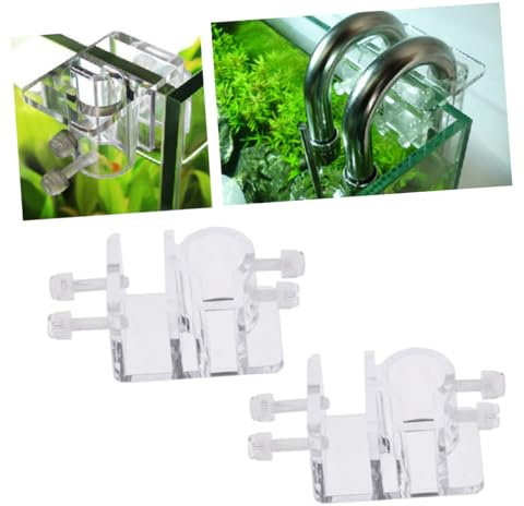 CIYODO 2 Piezas abrazadera de tubo de agua acuario depósito de agua soporte de manguera de peces clip de agua