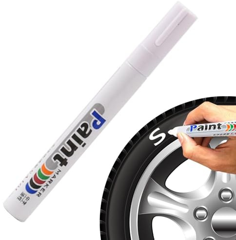 Penna di Vernice per Pneumatici,Penna Impermeabile da colorare Multi-Superficie per dipingere | Penna a Sfera per Pneumatici, Multifunzione per Vetro, Ceramica, Legno e Carta