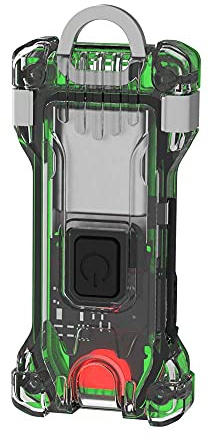 Armytek Zippy WR Extended Set Kaltweiß&Rot Taschenlampe Schlüsselanhänger USB Wiederaufladbar Mini Stirnlampe Keychain Licht (Green Jade)