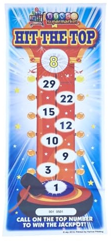 Bingosupermarket Hit The Top Bingo Tickets 1 to 30 Number