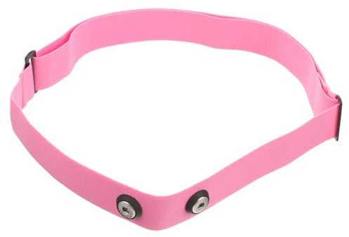 KOMBIUDA Banda Elástica Pectoral Ajustable para Monitor De Frecuencia Cardíaca Correa Ligera y Cómoda Compatible con Pulsómetros Deportivos para Running y Ciclismo