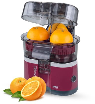 CitroTwin Plus, Exprimidor Automático de Doble Cabezal, Elevación Automática, 24 x 18 cm