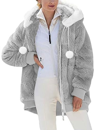Sudaderas suaves con capucha para mujer, sudaderas ligeras, camisetas, tops de color sólido para mujer con capucha, cremallera, bolsillo, abrigo de forro polar con capucha, bata con capucha para mujer
