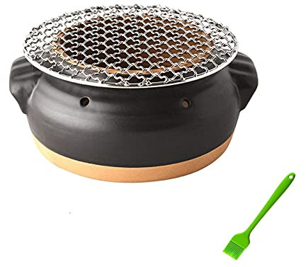Parrilla de sobremesa para Barbacoa, Ideal para picnics en el jardín, Fiestas, Horno de carbón doméstico, pequeña Estufa para Interiores y Exteriores, Rejilla para Hornear, Parrilla portátil