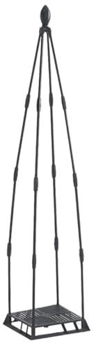 Rejilla para plantas trepadoras, soportes de metal para plantas, para interiores, inoxidables y estables, para invernadero, tomates, balcón, jardín, plantas en macetas, rosas