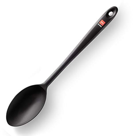DI ORO Silicone Cooking Spoon - Solid, 600F Heat Resistant