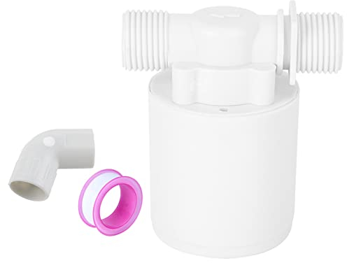 Vanne de régulation de l'eau G1 / 2 Régulateur de Niveau d'eau Valve sphérique Flottante avec Filetage extérieur pour Tours d'eau de Piscine