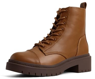 Aldo Women's Goer Ankle Boots, Cognac, 7.5