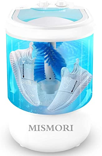MISMORI Portable Shoes Washing Machine, Portable Shoes Washing Machine, Mini Portable Washing Machine, Smart Lazy Automatic Shoes Washer, for Apartments Camping Dorms Business Trip College Rooms