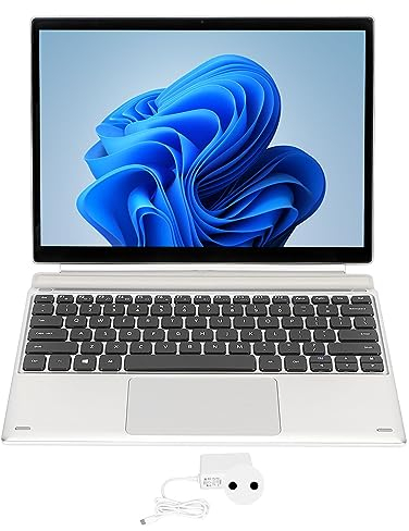 Lazmin112 12,3-Zoll-2-in-1-Laptop mit Touchscreen,11, 5 GHz WLAN, 16 GB Speicher, Auflösung 2880 X 1920, Mehrzweckanschluss, Magnetische Tastatur (16+512G EU-Stecker)