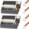 Youmile 2 pzas CF a IDE Adaptador Compact Flash Tarjeta CF a 3.5 Hembra 40 Pin IDE Hard Expansion Board con IDE Grande 4Pin a pequeño 4Pin Cable de alimentación