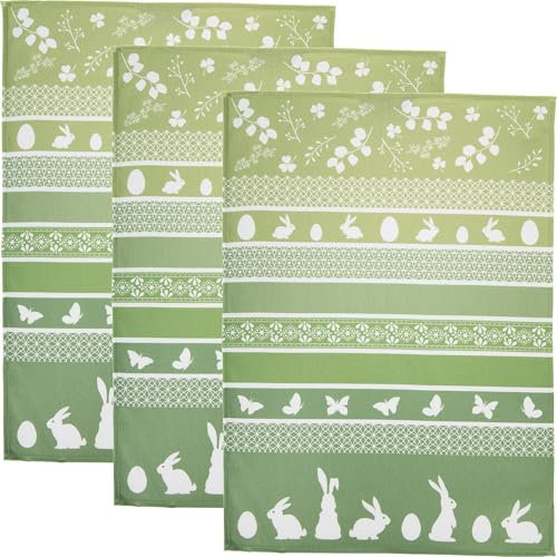 Erwin Müller Geschirrtuch 3er-Pack Baumwolle pistazie Größe 50x70 cm