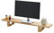 Soporte universal para monitor de madera maciza, soporte de escritorio para laptop, TV, impresora, accesorios de oficina, 60 cm de ancho