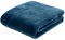 Gözze - Premium Cashmere-Feeling Wohn- und Kuscheldecke, 500 g/m², 180 x 220 cm - Blau