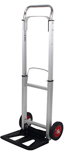 GSPTLC Carrello Portapacchi Portatile Pieghevole Carrello portabile in Lega di Alluminio Carrello carico Pesante Asta telescopica Facile da trasportare Carico Supermercato 100kg Shopping