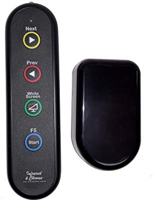 Infrared (IR) Only PowerPoint HID Keyboard USB Receiver for Secure Locations TAA Compliant Remote Control Kit. Requires 2XAAA Batteries. FCC Part 15 Certified Receiver. Designed for PowerPoint