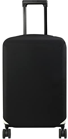 HYPER VENTURE Washable Luggage Cover - Fashion Suitcase Protector Fits 27-30 Inch Luggage (Black, L)