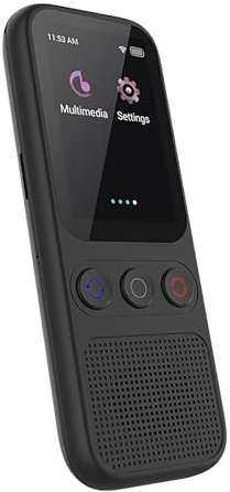 Intérprete De Voz - Traductor De Bolsillo Para Viajes, Reconocimiento De Voz Multilingüe En Tiempo Real De 138 Idiomas, Dispositivo Portátil, Asistente De Conversación Portátil, Comunicación P