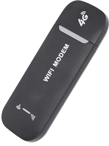 Tosuny Hotspot WiFi Portatile 4G LTE |Modem Router USB per 8 Dispositivi da Viaggio Ad Alta velocità (BLACK)