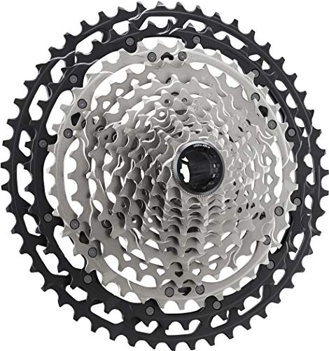 SHIMANO Xt Cs-m8100, Unisex-Kassette für Erwachsene, Unisex - Erwachsene, CSM8100045, Silver/Black, Einheitsgröße