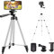 LINKCOOL 42 Mobile Phone Tripod Stand, Lightweight Extendable Travel Tripod for iPhone/Android Smartphone with Phone Holder & Wireless Remote for Filming