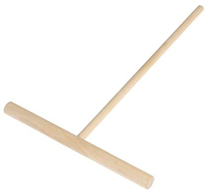 Cabilock Wooden Crepe Maker Pancake Distributor Spread Dough Evenly Paper-thin Pancakes Griddle Pan Tool