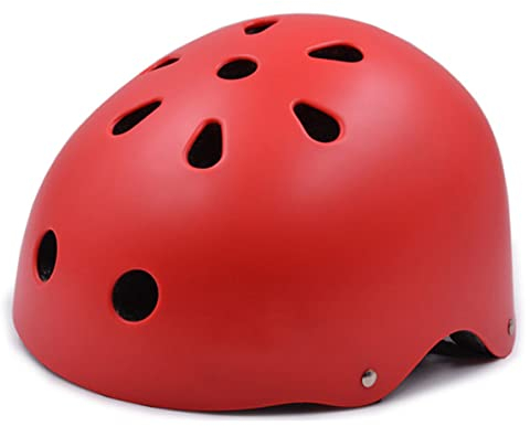 AUXDIQ Skaterhelm Kinder Damen Herren Fahrradhelm mit Drehrad-Anpassung Sport Helm für Fahrrad Skateboard Scooter BMX