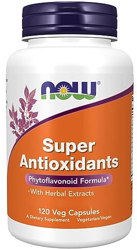 Now Foods, Super Antioxidants, con Tè Verde, Cardo Mariano e molto Altro, 120 Capsule vegane, Testato in Laboratorio, Senza Soia, Senza Glutine, Non OGM, Vegetariano