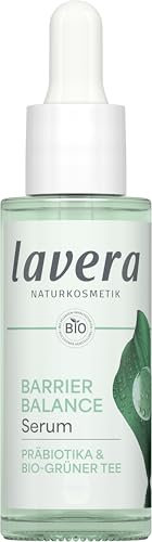 lavera Barrier Balance Serum - ohne Alkohol - ohne Parfüm - feuchtigkeitsspendend - stärkt Hautbarierre - Präbiotika - vegan - Naturkosmetik - 30 ml