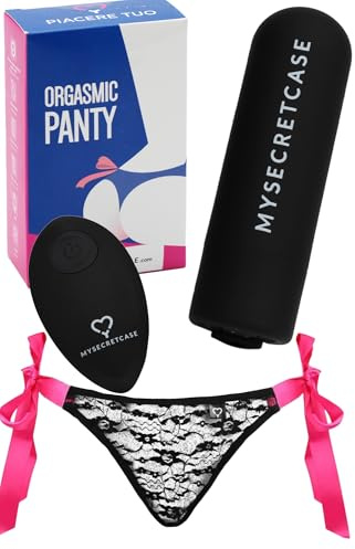 MySecretCase Vibrador para Pareja con Mando Distancia- Consoladores para Mujer más Vendido Vibraciones, Vibradorador Mujeres Control Remoto, Consolador Femenino con Vibración, Vibradores Parejas (M/L)