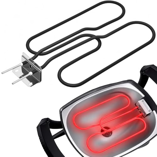 VexNook Reservdel värmeelement för Weber Elektrisk grill 66631/65621 – rostfritt stål värmespiral kompatibel med Weber Q140, Q1400 grill, grillvärmeelement Weber 230 V, 2200 W