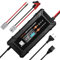 ECO-WORTHY 12V/24V 20A LiFePO4 Batterieladegerät mit Multi-Current Optionen 5A/10A/15A/20A,automatische LiFePO4 Blei-Säure Batterie Spannungserkennung für Auto LKW Motorrad Rasenmäher