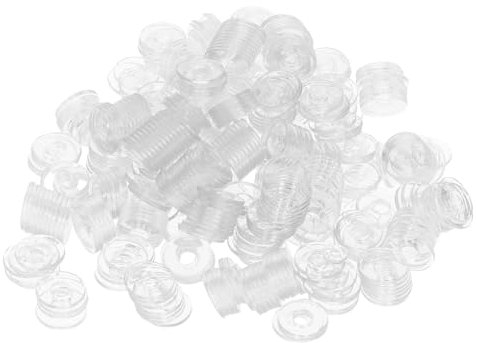 Amosfun 500pezzi Rondelle Piatte Rotonde in Vinile Da Guarnizioni Per Viti Di Ricambio Adatte Per Maniglie Porte Doccia e Altri Usi Di Fissaggio