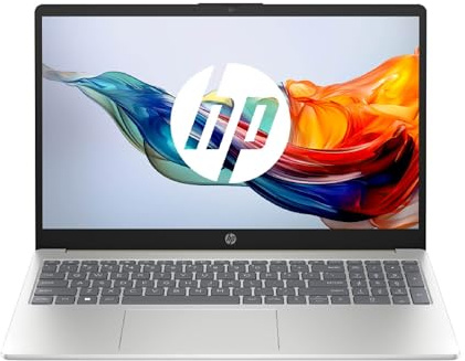 HP 15-fc0012sf Ordinateur Portable 15,6 FHD, PC Portable (AMD Ryzen 3-7320U, RAM 8 Go, SSD 512 Go, AMD Radeon Graphics, Windows 11), Laptop Argent, Clavier AZERTY
