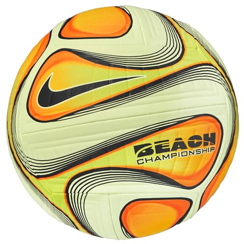Nike Unisex Championship Deflated Beachvolleyboll, Barely Volt/Barely Volt/Black, 5