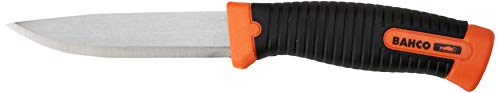 Bahco 2446-Ov - Cuchillo multiuso con hoja de acero inoxidable