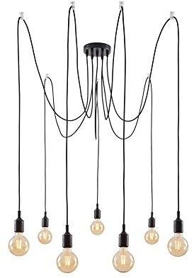 Paulmann 50390 Pendelleuchte Neordic Ketil 7-flammig Deckenleuchte Wohnzimmer