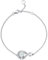 GEMLANTO 925 Sterling Silber Armband erstellt Opal Oktober Geburtsstein Armbänder für Damen Tochter Graduierung Geburtstag Jubiläum Schmuck Geschenke, Verstellbare Kette 17+1.5+1.5CM