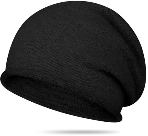 Kiiwah Bonnet Unisexe Cachemire - Chaud Et Doux Pour Femme Et Homme - Tricoté Slouch Beanie Pour Ski, Hiver Et Automne
