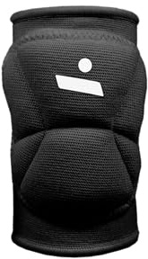 ninesquared - Rodillera de voleibol de niño Spike rodilleras protectoras transpirables elásticas unisex 1 par (negro)