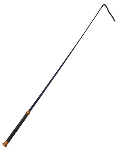 KetoBarrow Horse Riding Crop Soft Grip Handle Equestrian Crop 65cm Navy Blue