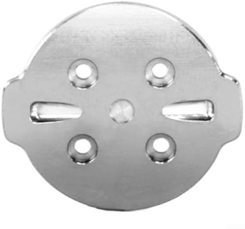Honseadek Accesorio de dispositivo de navegación de bicicleta de carretera, S650 S550 Soporte fijo, Adaptador de vástago de bicicleta de aleación, Para adaptador de montaje S810 (plata)