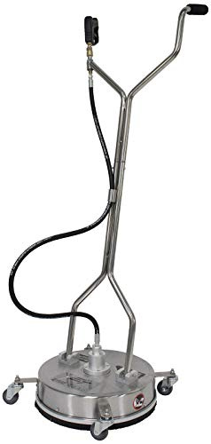 Erie Tools - Limpiador de Superficies Planas de Acero Inoxidable de 18 Pulgadas con Ruedas 4000 PSI 4 GPM