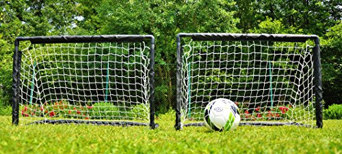 POWERSHOT Coppia di Mini Porte da Calcio 0,90 x 0,60 m