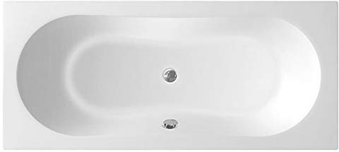 Vasca da bagno Jazz 180 x 80 x 39 cm con piedini per vasca da bagno.