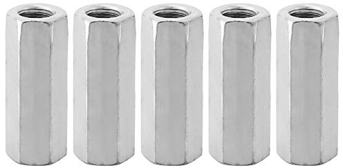 Écrou Manchon M12, Hexagonal 5Pcs pour connecteur tige filetée