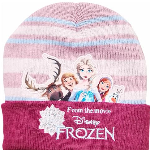 Cappello Invernale Morbido e Caldo per Bambini FROZEN (Rosa)