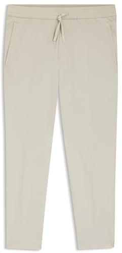 BOSS Pantalon Tapered en Tissu Stretch Déperlant