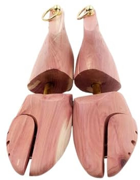 ZHOUXYFDC Embauchoirs A Chaussures 1 Paire de Support de civière d'arbre de Chaussure réglable en Bois Rouge for Hommes Dispositif d'expansion de Botte(EU 45 46)